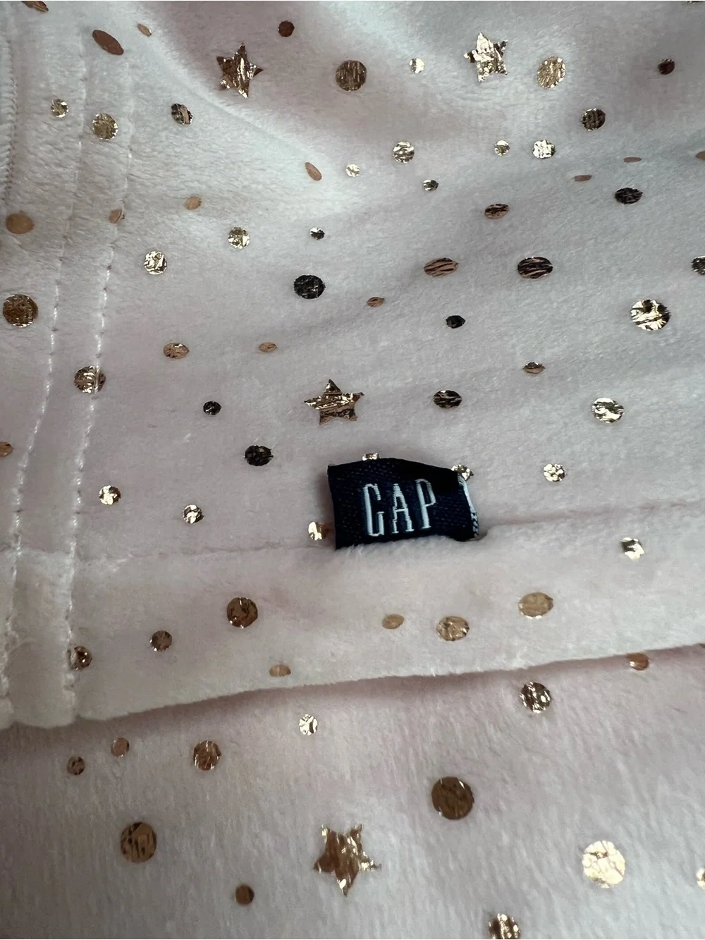 GAP Light Pink Eyelet Long Sleeve Dress Size Medium (7/8)
